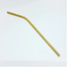 #SWXG6-G;  S/S straw bent 6mm G..