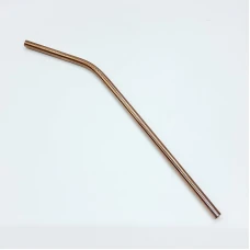 #SWXG6-RG;  S/S straw bent 6mm RG..