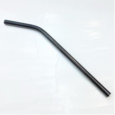 #SWXG8-BK;  S/S straw bent 21.5cm BK..