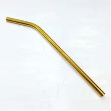 #SWXG8-G;  S/S straw bent 21.5cm G..