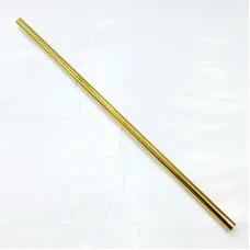 #SZXG6-G;  S/S straw straight 6mm GD..