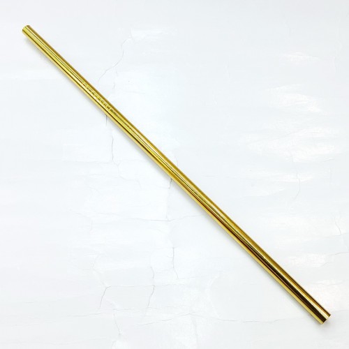 #SZXG6-G;  S/S straw straight 6mm GD