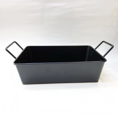 #T160-BK;  Metal serving bucket 24x17x7cm BK