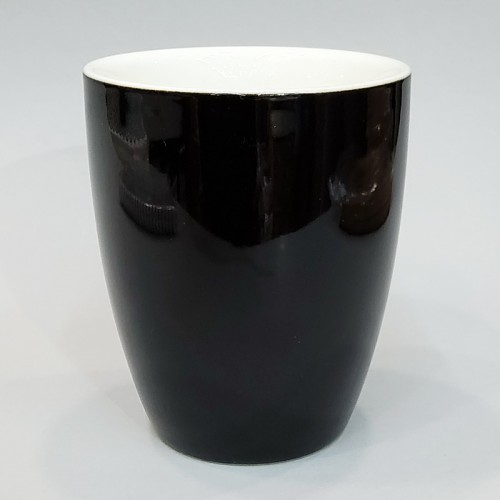 #T200-BK; Ceramic cup 200ml - BK