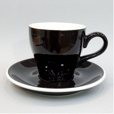 #TL180-BK; Coffee cup + saucer 180ml #T ..