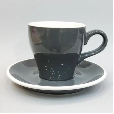 #TL180-DG; Coffee cup + saucer 180ml #T ..