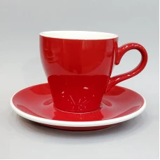 #TL180-R; Coffee cup + saucer 180ml #T /..