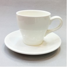 #TL180-WT; Coffee cup + saucer 180ml #T ..