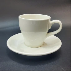 #TL180-WT; Coffee cup + saucer 180ml #T ..