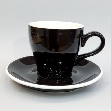 #TL280-BK; Coffee cup + saucer 280ml #T ..