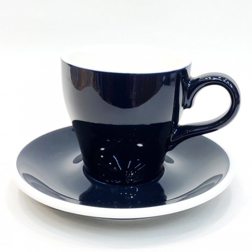 #TL280-DB; Coffee cup + saucer 280ml #T /DB 