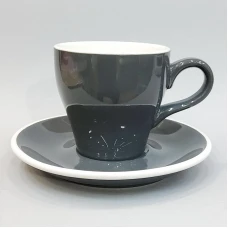 #TL280-DG; Coffee cup + saucer 280ml #T ..