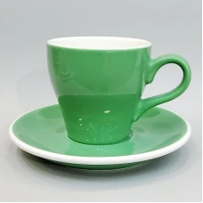 #TL280-GN; Coffee cup + saucer 280ml #T ..