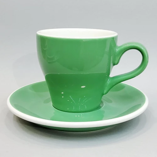 #TL280-GN; Coffee cup + saucer 280ml #T /GN