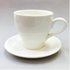 #TL280-WT; Coffee cup + saucer 280ml #T ..