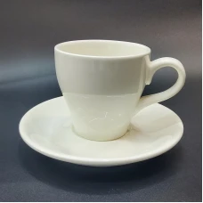 #TL280-WT; Coffee cup + saucer 280ml #T ..