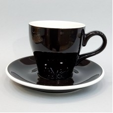 #TL80-BK; Coffee cup + saucer 80ml #T /B..