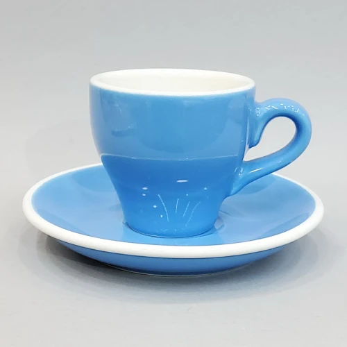 #TL80-BL; Coffee cup + saucer 80ml #T /BL