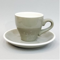 #TL80-GY; Coffee cup + saucer 80ml #T /G..