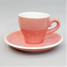 #TL80-PK; Coffee cup+saucer 80ml #T /PK..