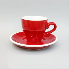 #TL80-R; Coffee cup + saucer 80ml #T /R..