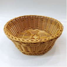 #WK211695-BG;  PP rattan basket round Be..