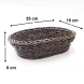 #WK251965-BN;  PP rattan basket oval 25x19 BN