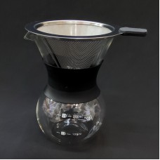 #WM1242-200; Glass coffee pot with filte..