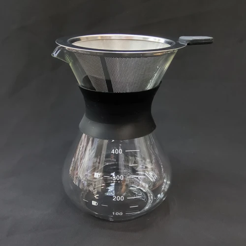 #WM1259-400; Glass coffee server 400ml