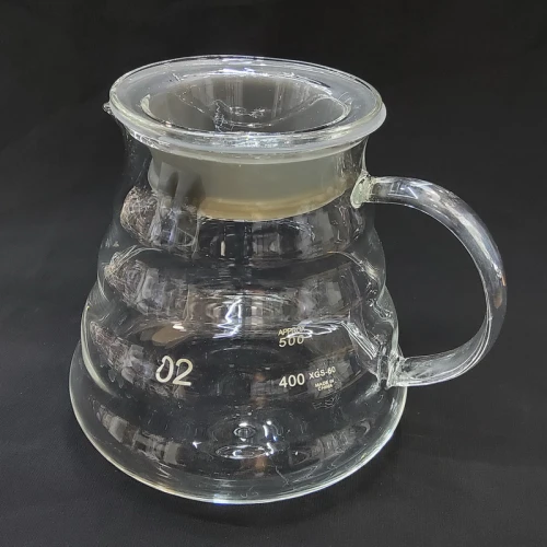 #WM1280-600; Glass coffee pot 600ml