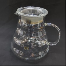 #WM1297-800; Glass coffee pot 800ml..