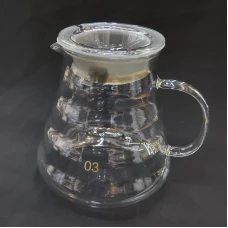 #WM1297-800; Glass coffee pot 800ml..