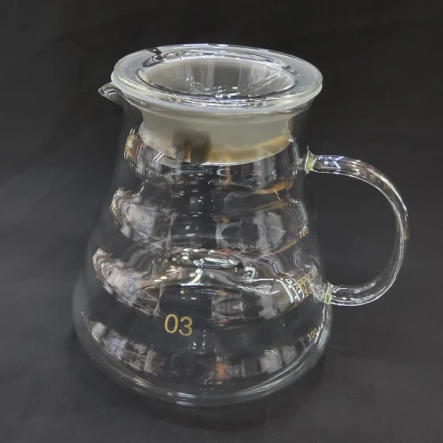 #WM1297-800; Glass coffee pot 800ml