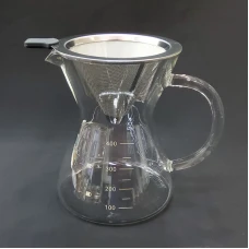 #WM1365-400;  Glass coffee pot 0.4L..