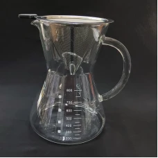 #WM1372-800; Glass coffee pot 0.8L..