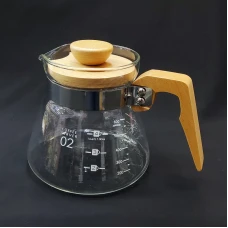 #WM4151-600; Glass coffee server 600ml..