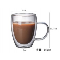 #WM4182-350; Double wall glass 350ml..