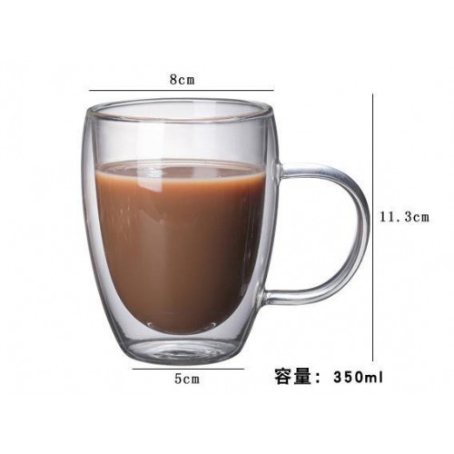 #WM4182-350; Double wall glass 350ml