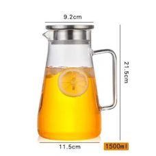 #WM4274-1500; Glass juice pitcher 1500ml..