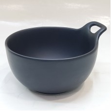 #YQ2690;  Ceramic salad bowl BK 4.5 inch..