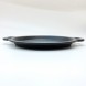 #YY2010; Cast iron pan 21cm round + wood