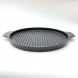 #YY2049; Cast iron pan 24cm Rd. + wood 