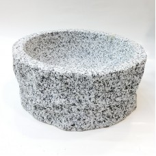 #ZW1608; Stone bowl 16x8cm..