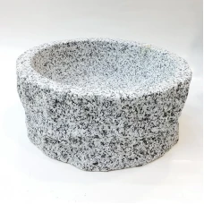 #ZW1608; Stone bowl 16x8cm..