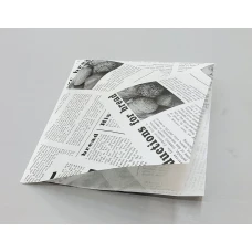 #KQ4380;  Greaseproof paper 100pcs 17x17..