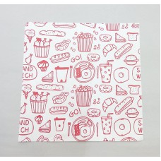 #KQ6603; Greaseproof paper 22x22cm..