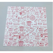 #KQ6610; Greaseproof paper 30x30cm..