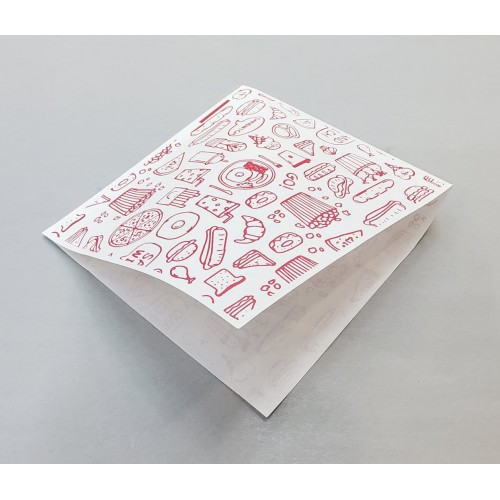 #KQ6634; Greaseproof paper 17x17cm