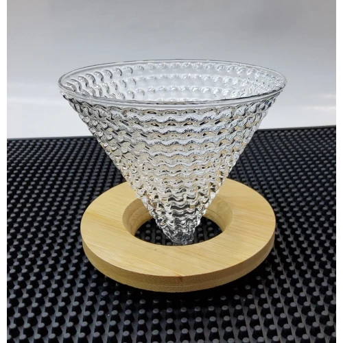 #WM5454; Glass drip coffee filter