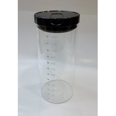 #WM9521-1200; Glass airtight jar 1200ml..